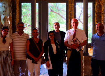 German Ambassador Mr. Kurt Georg Stoeckl-Stillfried Joins Fighters for Peace Green Line Memory Walk in Beirut